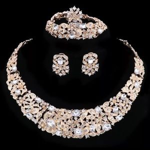 Rhinestone Necklace Set
